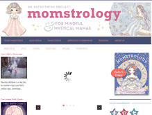 Tablet Screenshot of momstrology.com